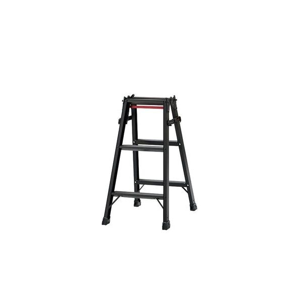 長谷川工業 RHB-09 ブラックレーベル [ステップ幅広兼用脚立 3尺] メーカー直送