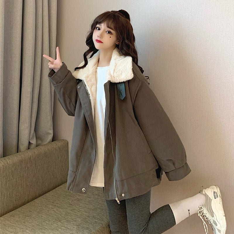 【2枚購入で100円OFF】今買いたいが特売！ジャケット 人気ボアアウター 長袖 裏起毛ファッション 厚手 アウター レディース 冬 ライダース ラムズウール 秋アウター 冬 韓国風ファッション 冬ア