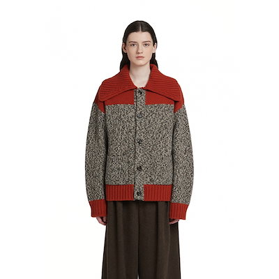 トランクプロジェクト カーディガン ○TRUNK PROJECT○ COLOR MIXED WOOL CARDIGAN JACKET BTS愛用
