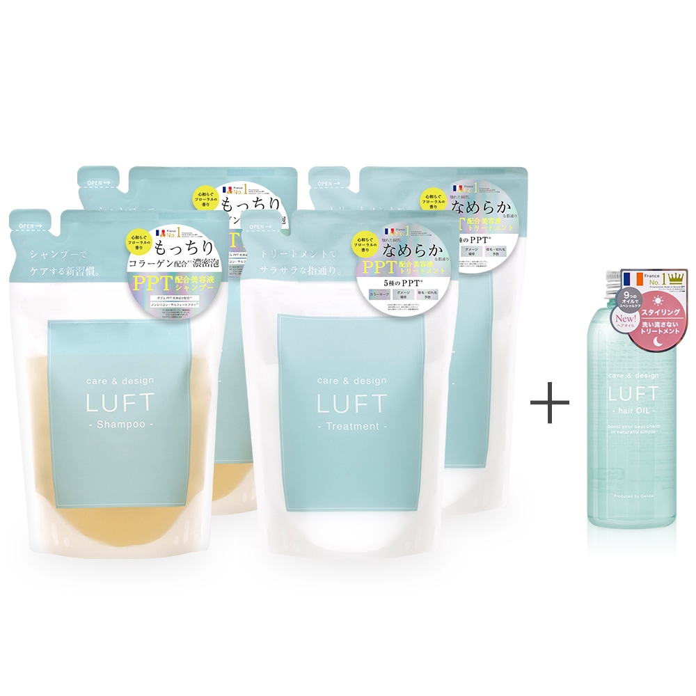 ケア＆デザイン シャンプー トリートメント 詰替え410mL 2セット＋アウトバストリートメント 9,075円