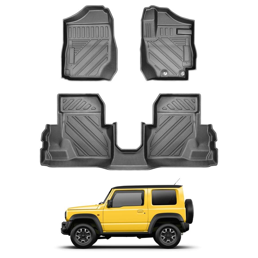 ジムニーシエラ JB74 ジムニー JB64 ラゲッジマット マット フロアマット 3Dフロアマット TPE材質 AT車専用 MT車専用 ブラック 立体 防水 耐汚れ 耐磨耗性 滑り