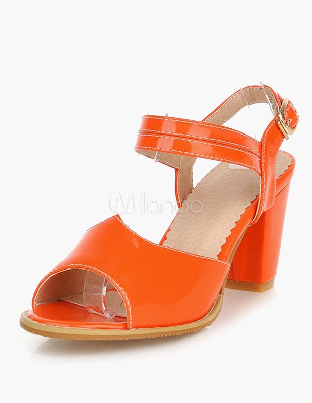 チャンキーヒールPUレザーボヘミアンファッションドレスサンダル 5,007円