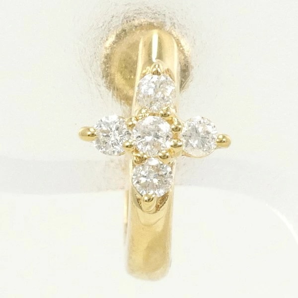 K18 18金 YG イエローゴールド イヤリング(片耳) ダイヤ 0.08 ジュエリー 中古 15,599円