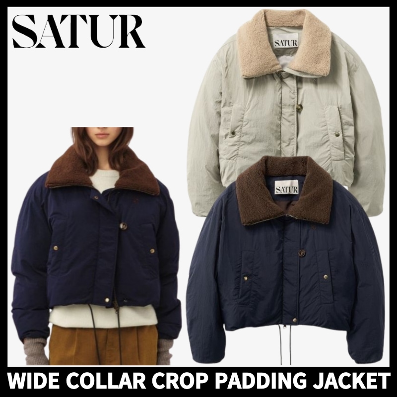 WIDE COLLAR CROP PADDING JACKET [公式正規品]