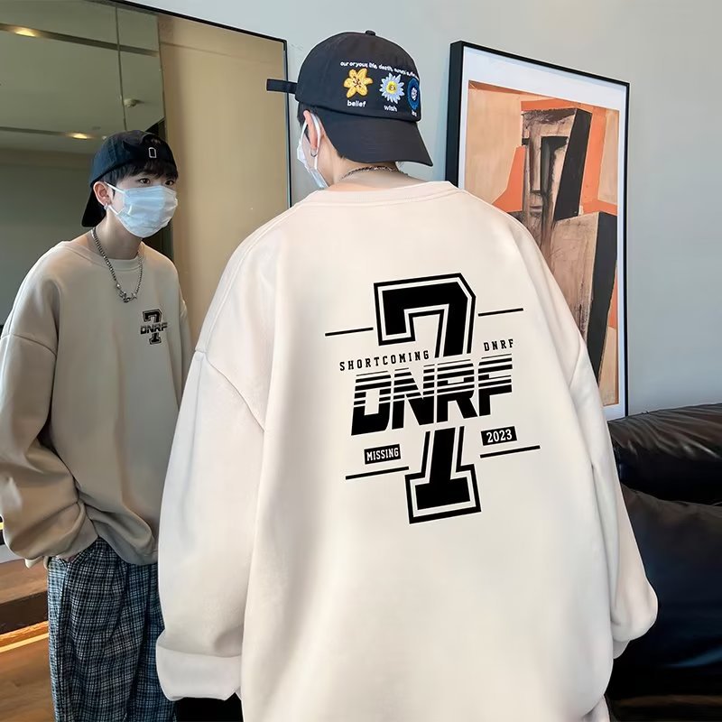 欧米 丸ネック スウェット メンズ カジュアル 大きいサイズゆったり かっこいい 花柄 トップス メンズ スウェット ジャケット