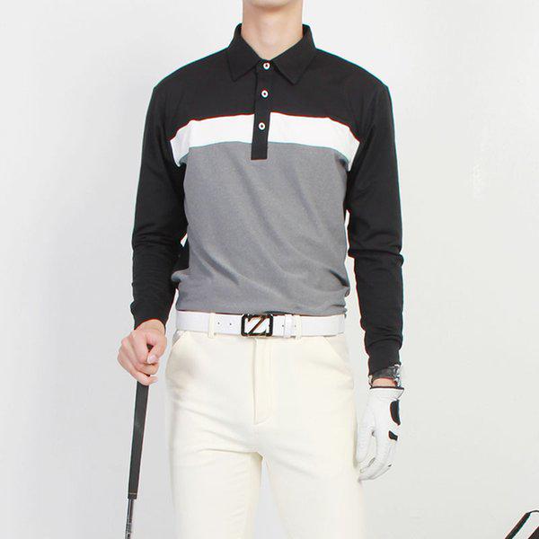 男性用裏起毛三段ゴルフTシャツ708TS03