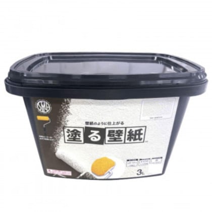 塗料 STYLE 塗る壁紙 3L ウォールホワイト