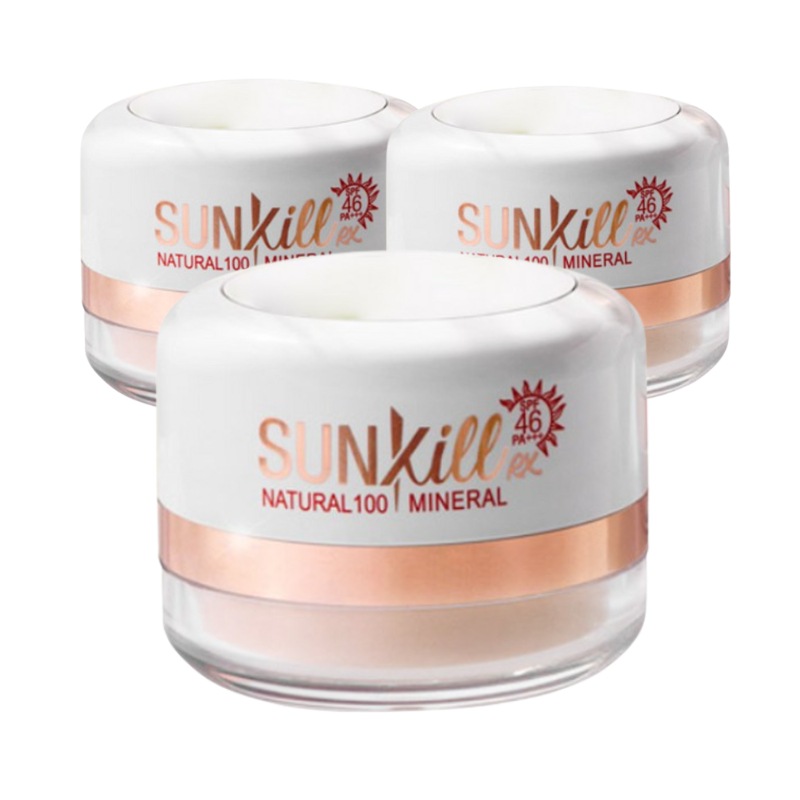 1+1+1[ノーセボムミネラルパウダー] しっかりUVカット！サンキルRXで快適な紫外線防止/フェイスパウダー uv/フェイスパウダー 崩れない/フィニッシュパウダー 韓国/ノーセバム ミネラルパウダ