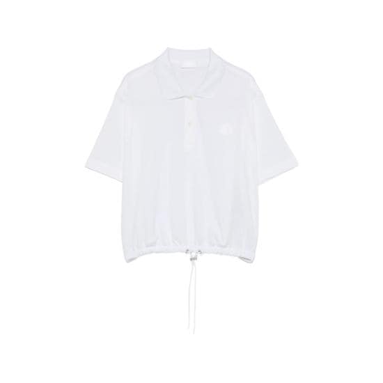 MONCLER Women Polo Shirts 89A16L1093 8A000 05 00A WHITE
