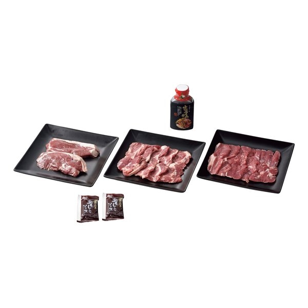 生ラム食べ比べセット 3種セット/生ラムのたれ・おろし入りソース付 ZOA422263480