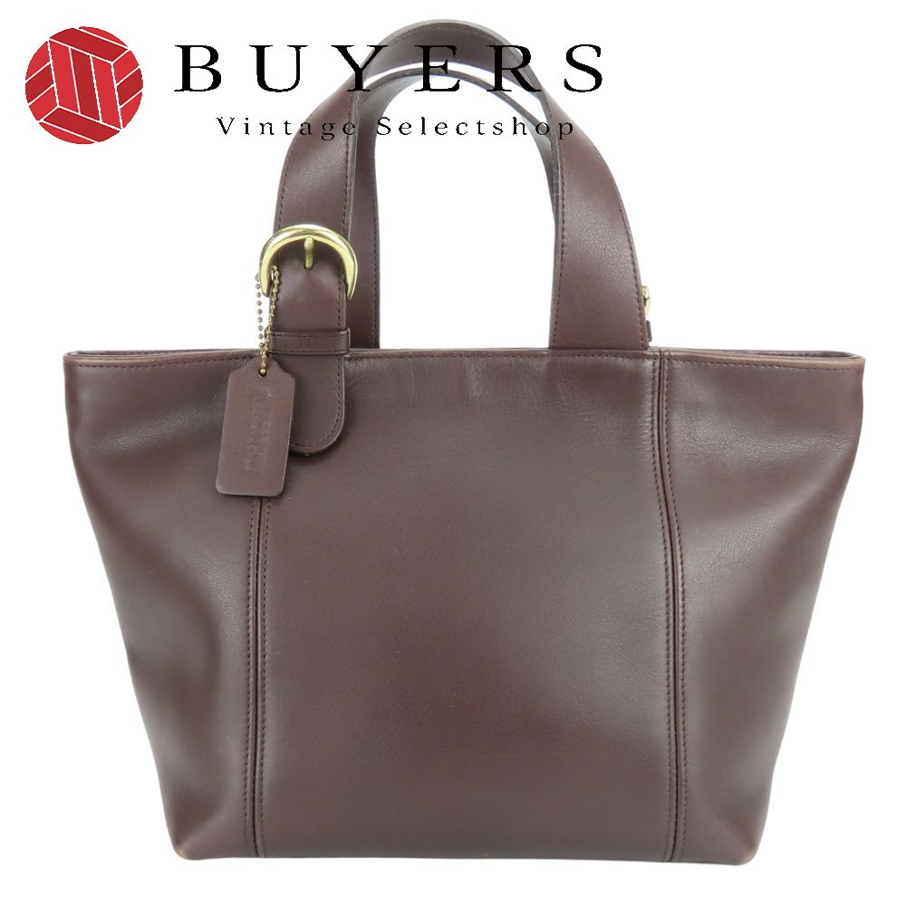 中古 ハンドバッグ 4133 レザー ダークブラウン ミニトート 普段使い レディース 女性