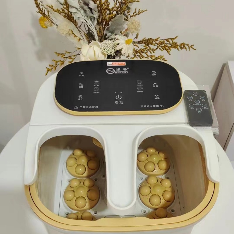 220 v中国標準完全に自動フットバス浴槽深ディープバケツフットバス浴槽家庭用電気マッサージ温度規制