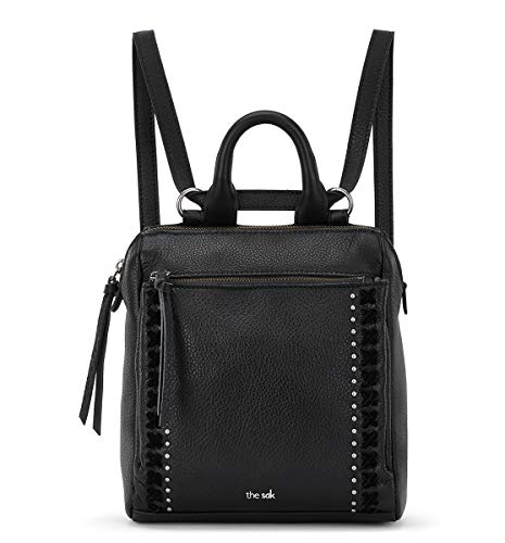 the sak unisex adult Women s Loyola Leather Mini Backpack, Black, One Size US 並行輸入品