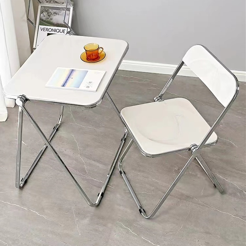 折り畳みテーブル アクリルテーブル フォーディングテーブル フォーディング 透明 折りたたみテーブル