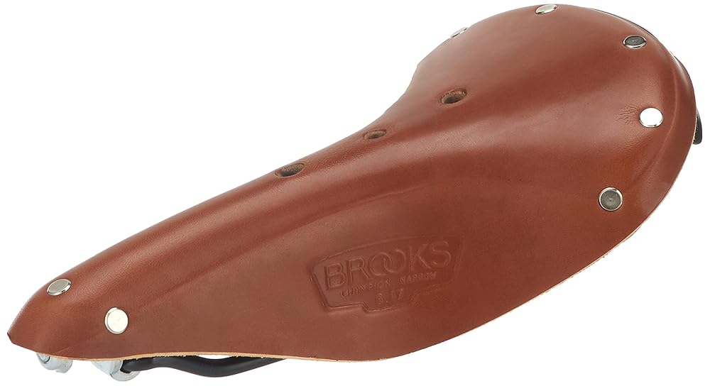BROOKS(ブルックス) 1世紀以上作られる伝統のスポーツ向けレザーサドル B17 NARROW CLASSIC HONEY