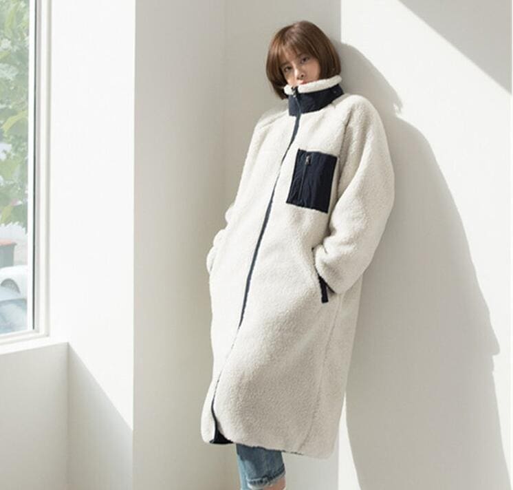 ジャケット ボアブルゾン ボアジャケット ボアコート レディース パーカージャケット アウター ボア もこもこ ふわふわ ジップ ゆったり オーバーサイズ