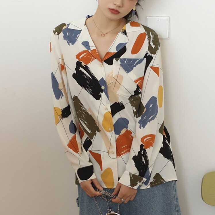 トップス デート かわいい 大人可愛い きれいめ シンプル カジュアル 大人 上品 おしゃれ お洒落 襟付き 長袖 シャツ 個性的 レトロ 韓国 休日 イベント お出かけ 春 秋 主役級 M ホワイト