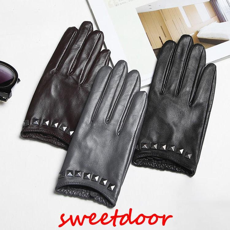 山羊革 本革手袋　レディース　グローブ　レザーグローブ　レザー手袋　glove　バイク手袋　バイクグローブ　レーシンググローブ