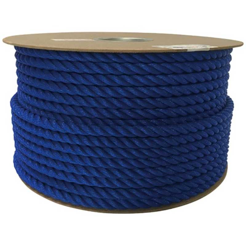 ユタカメイク　ユタカ ポリエチレンロープドラム巻 12mm×100m ブルー　PRE-62