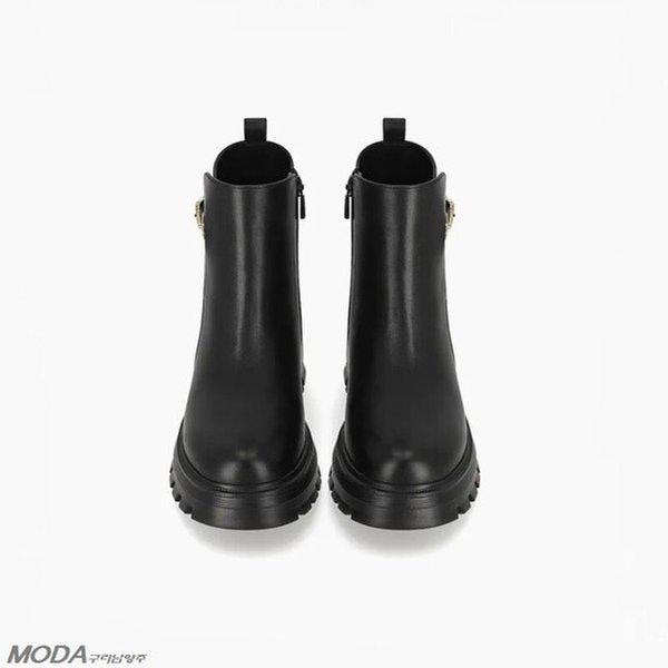 軽量クッション起毛チャンキー女性用ワークブーツ 1XWA71XN_GN