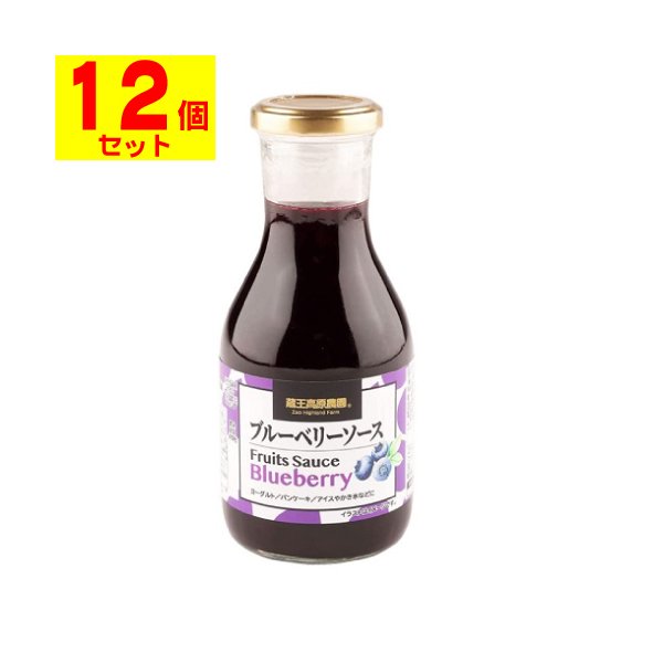 蔵王高原農園 フルーツソース ブルーベリー 320g[12個セット]