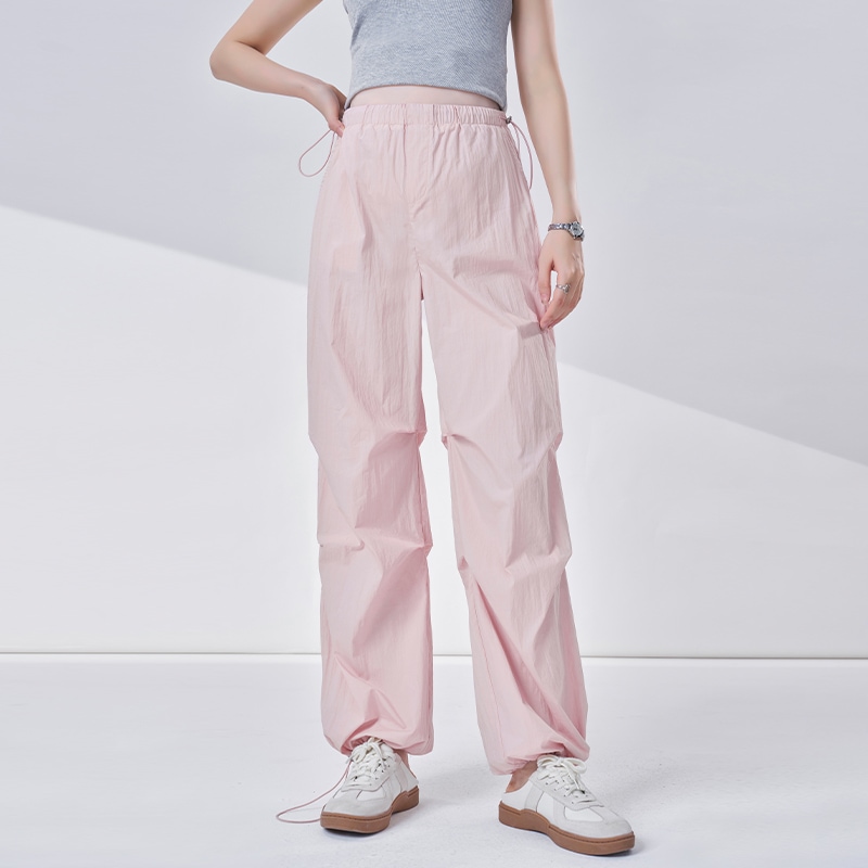 ボトムス パンツ ズボン ロングパンツ ジョガーパンツ ウエストゴム ポケット ロング丈 可愛い かわいい 大人可愛い きれいめ シンプル 上品 おしゃれ カジュアル レトロ こなれ感 個性的 主役級