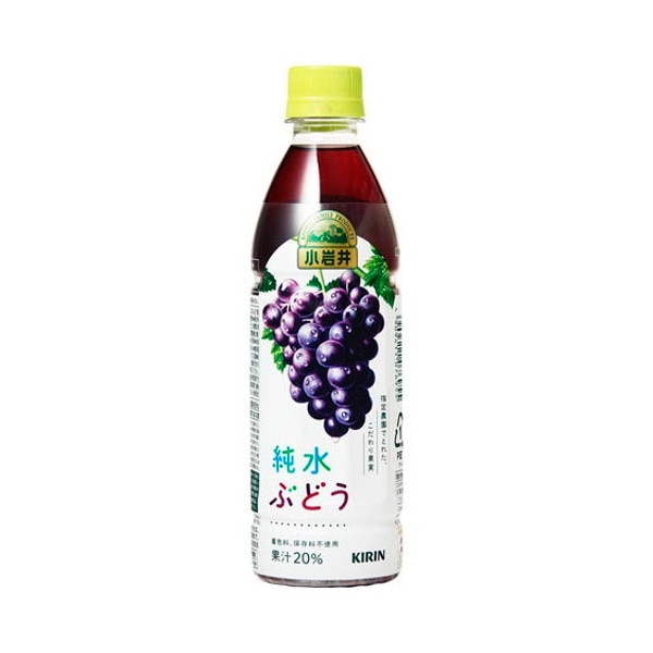 小岩井 純水ぶどう ペット 430ml x24 メーカー直送