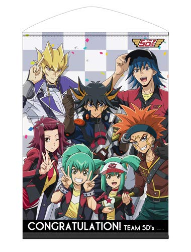 遊戯王５Ｄ’ｓ チーム５Ｄ’ｓ 優勝記念 Ｂ２タペストリー 約72.8cm×51.5cm