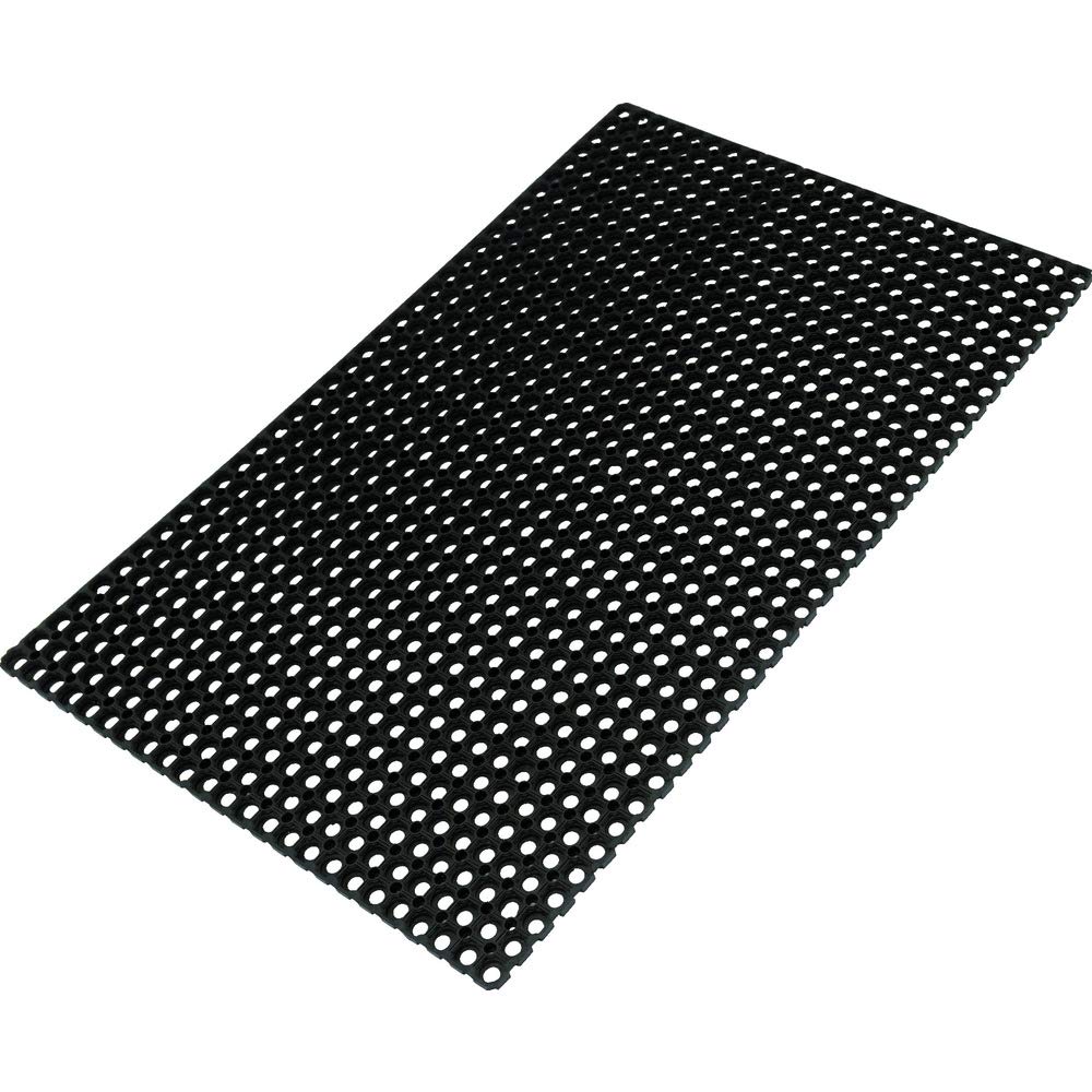 (TRUSCO) 有孔ラバーマット 業務用床マット ブラック 1000×1500mm TTRM-1015