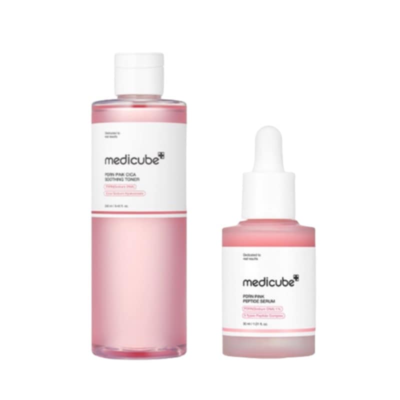 [NEW] ピンク PDRN 跡取りwhitening 2点 セット(ピンクペプチド アンプル 30ml & ピンクシカ スージングトナー 250ml)