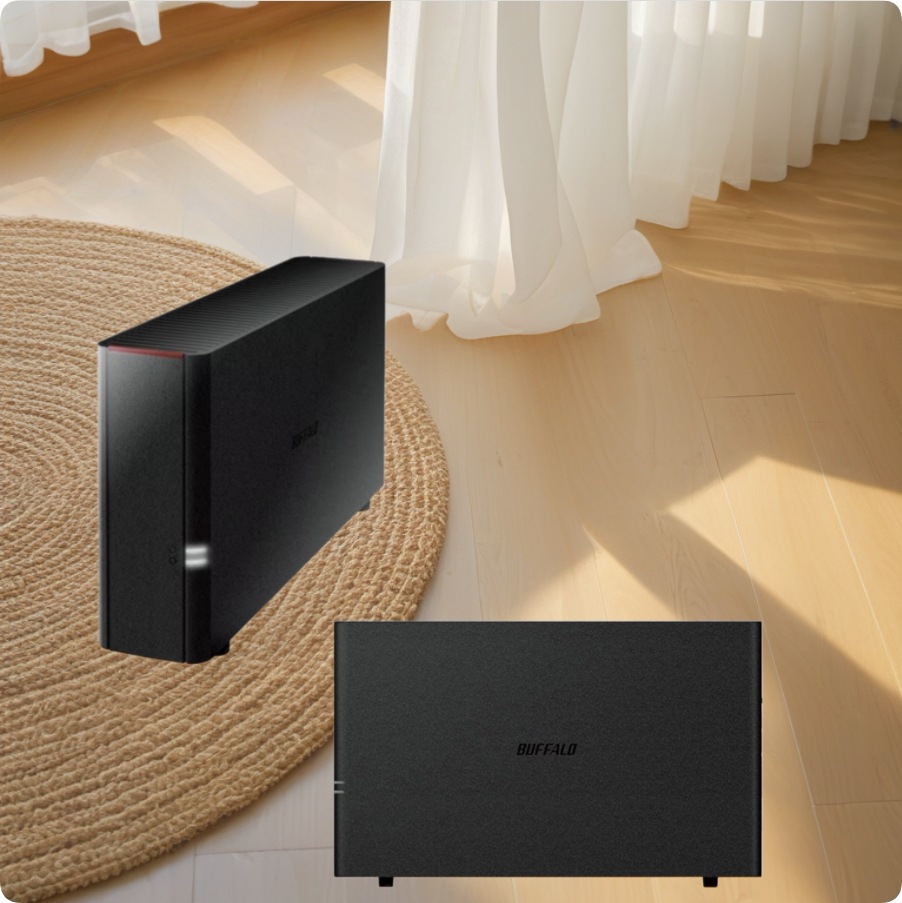 ネットワークハードディスク（NAS） リンクステーション LS210DGシリーズ 3TB WebAccess対応 DTCP-IP機能搭載 LS210D0301G