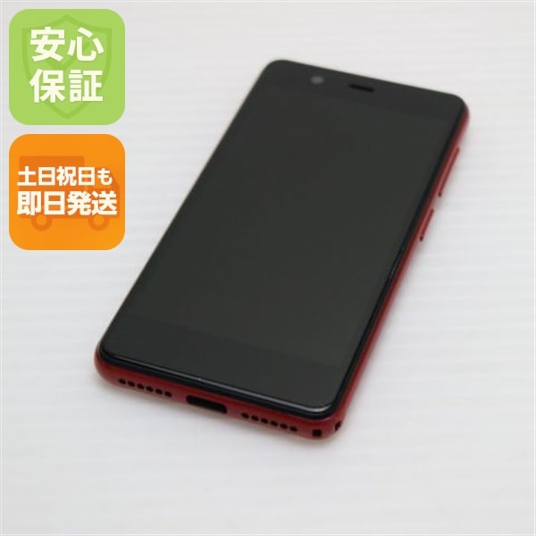 新品同様 Rakuten Mini クリムゾンレッド 白ロム 楽天 111