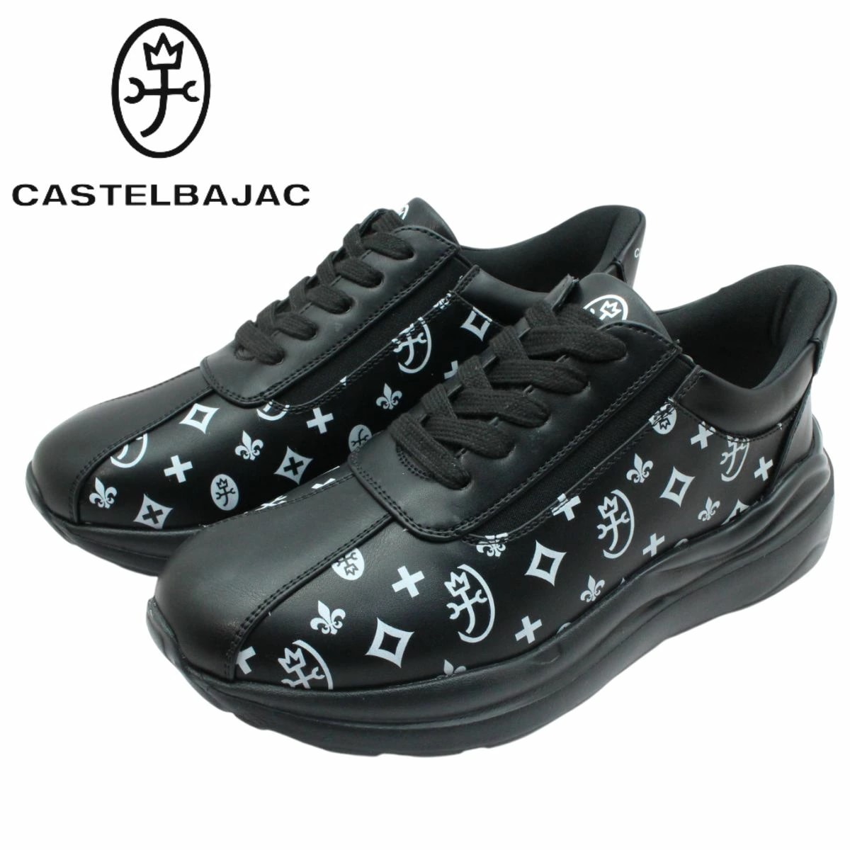 カステルバジャック CASTELBAJAC メンズ スニーカー CBJS301 紐靴 軽量 ブラック カジュアル madras 301