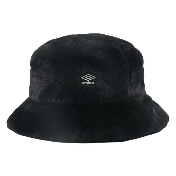 ソフトファーバケットハット UP422CHTO2-BLK0