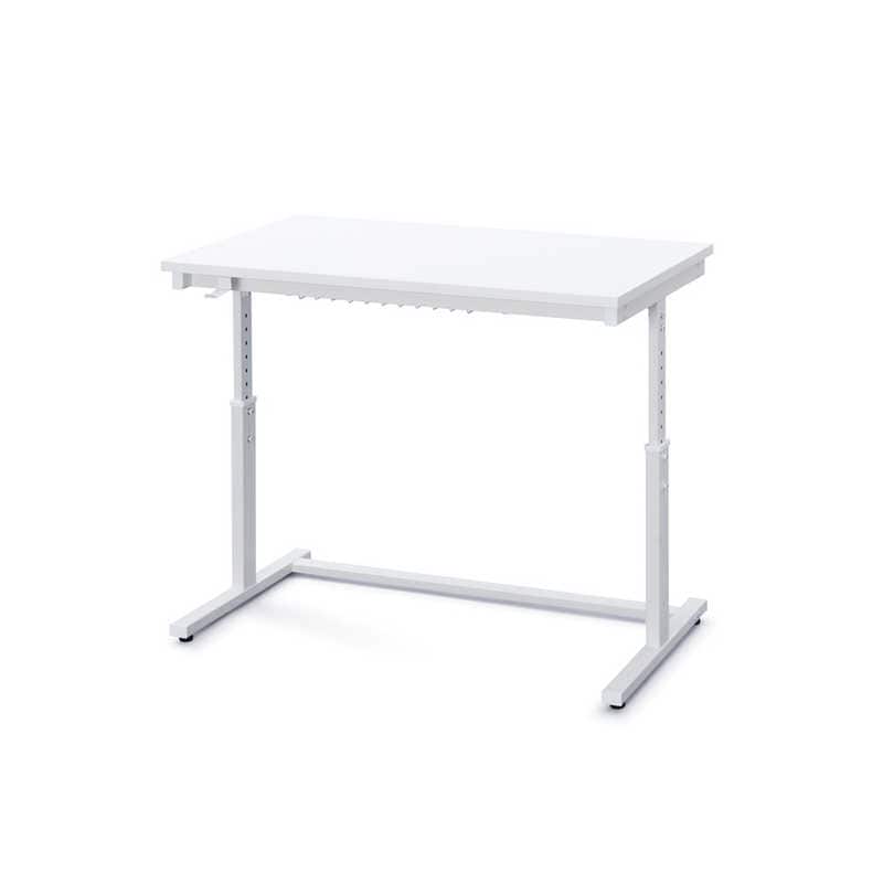 アイリスオーヤマ　IRIS OHYAMA　昇降デスク[W100×D58.9×H72~59~80cm] ホワイト　UDD1000