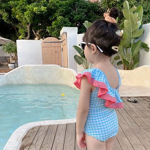 子供水着 キッズ 女の子 体型カバー 水着 赤ちゃん用水着 可愛い 韓国 ins ファッション 水泳帽を贈る