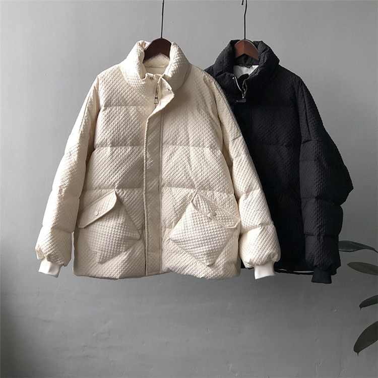 軽く羽織れる万能アウター ダウンジャケット レディース 2021年冬 新作 韓国版 スタンドカラー 6,067円