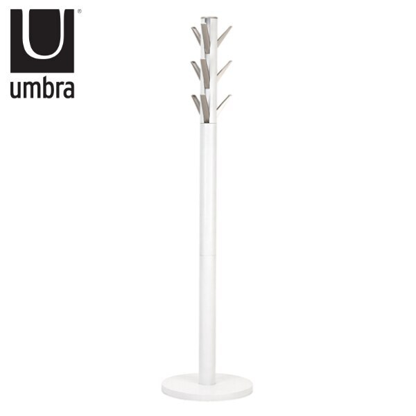 umbra アンブラ コートハンガー フラッパー コートフック 組立式 ポールハンガー ハンガーラック スリム ハンガーポール コートツリー 洋服掛け コート掛け カバン 鞄 帽子 収納