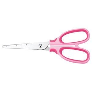 （まとめ） TANOSEE はさみ 刃先先丸 刃渡り65mm ピンク 1本 [x20セット]