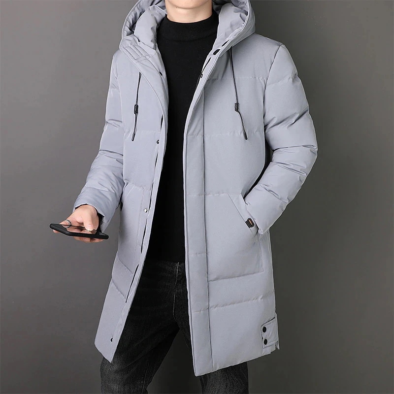 Hot!!!ダウンコート メンズ ダウンジャケット 中綿入り 厚手 防寒 暖かい 軽量 男性 フェザー コート ライトダウン 羽毛 ジャケット 冬服 秋冬 インナー アウター 防風