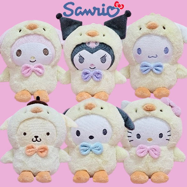 Qoo10] サンリオ ひよこ コスチューム 人形 25cm マ