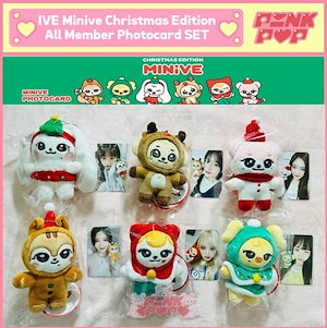 IVE Minive Christmas Edition Minive Doll(6ea) & Photocard(6ea) ALL Member SET 公式グッズ