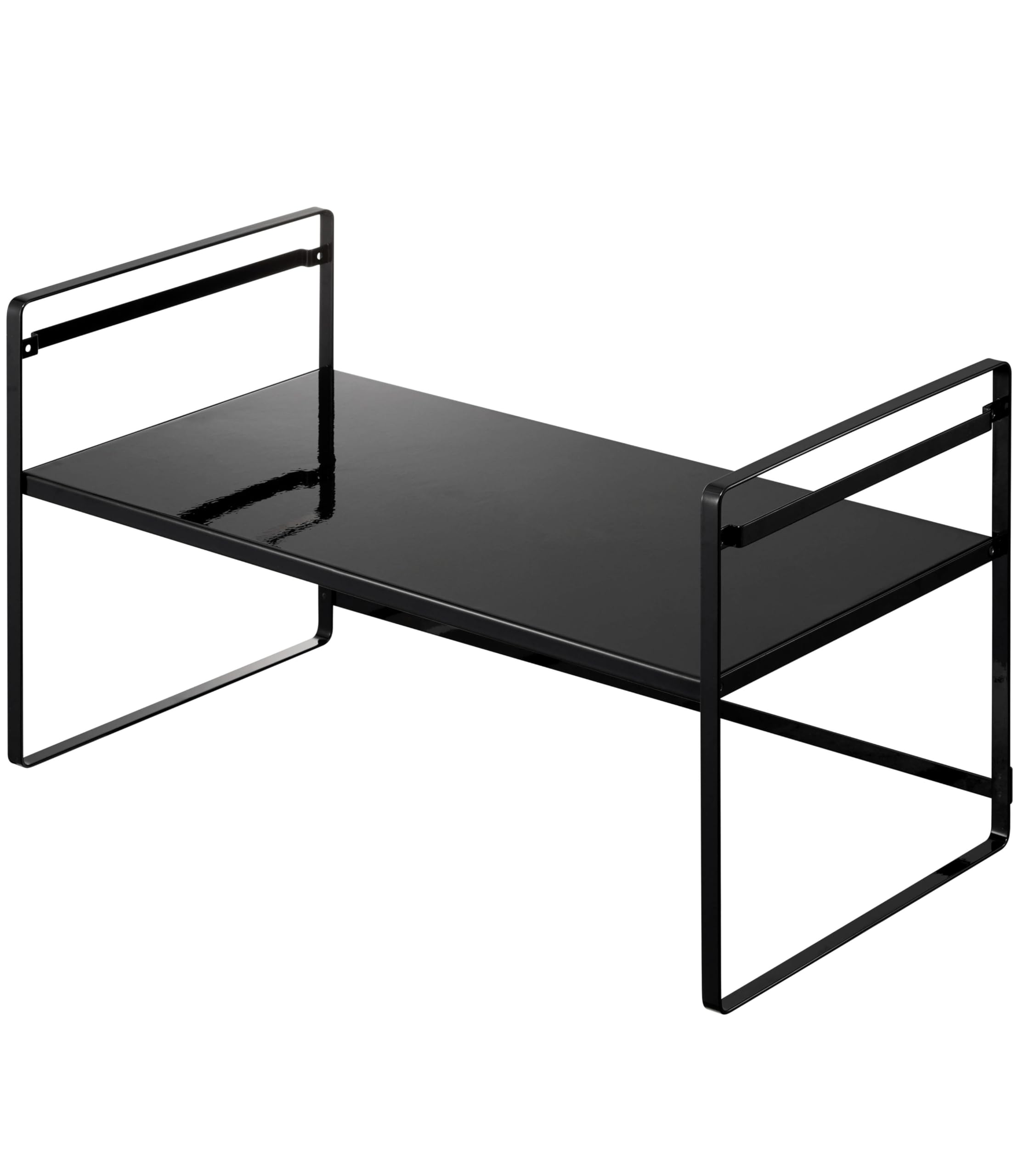 山崎実業(Yamazaki) トースターラック ワイド ブラック 約W65.5XD35XH36cm タワー キッチンラック 下段が作業スペースになる 2段階高さ調整 フック付き 5163 7,272円