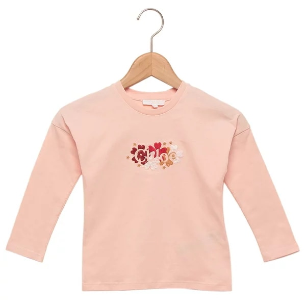 Tシャツ カットソー ロゴ ピンク ガールズ C15E34 45K
