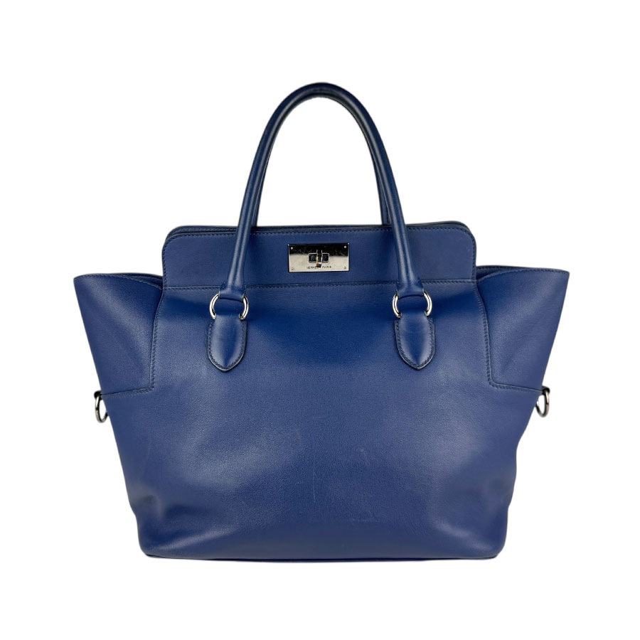 エルメス HERMES ハンドバッグ ショルダーバッグ ツールボックス26 ヴォースイフト ブルーサフィール シルバー レディース z5407