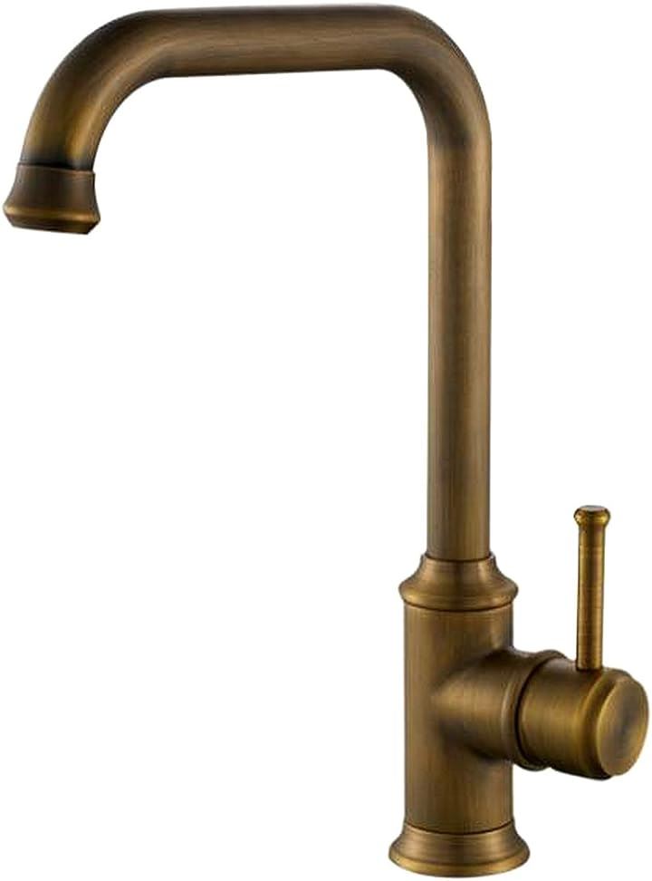 洗面用 アンティーク 混合水栓 蛇口 シングルレバー 洗面台 ロング水栓 手洗い鉢 トール水栓 L型 手洗いボウル SK71