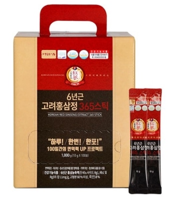 [Jung Won-sam] 6年根高麗人参 365 スティック