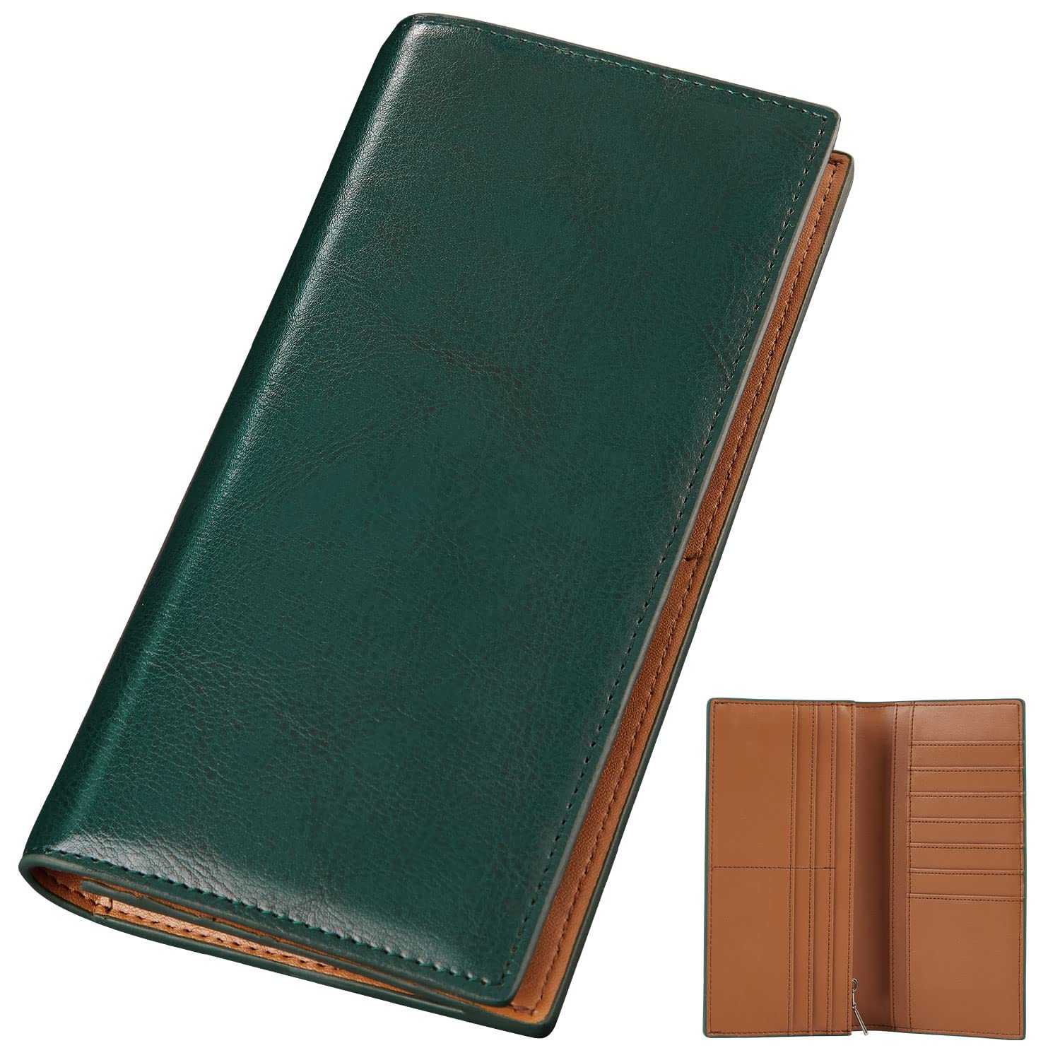 ジー エス ジー 財布 メンズ 長財布 薄い 二つ折り 本革 大容量 カーボンレザー ウォレット 牛革 小銭入れ サイフ コンパクト 高級 シンプル おしゃれ 男女兼用 父の日 人気ブランド プレゼン