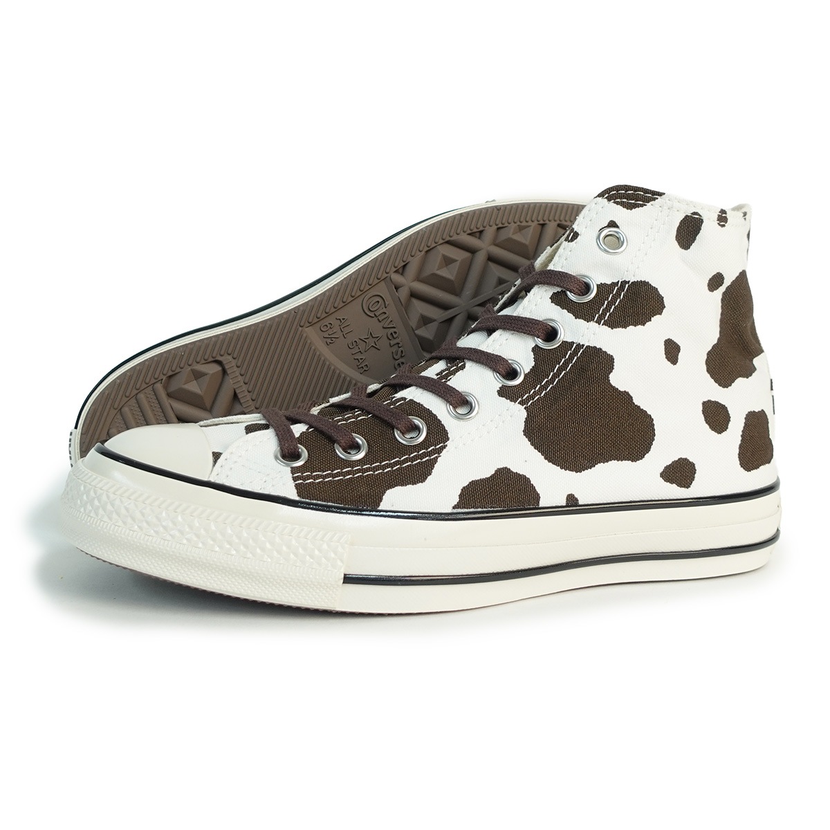 スニーカー ハイカット メンズ レディース オールスター エイジド カウスポット HI オフホワイト ALL STAR AGED COWSPOT HI 牛柄