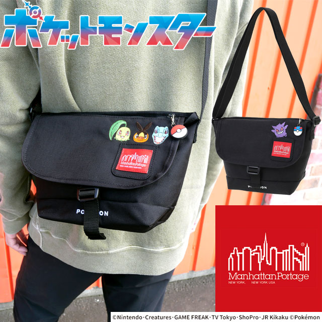 マンハッタンポーテージ ショルダーバッグ メンズ MP1603-FZP-PKMN25 MP1603-FZP-PKMN25-ZA NYLON MESSENGER BAG (XXS) FZP Pokmo
